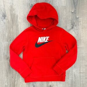 Nike Red Hoodie Kids Size Small